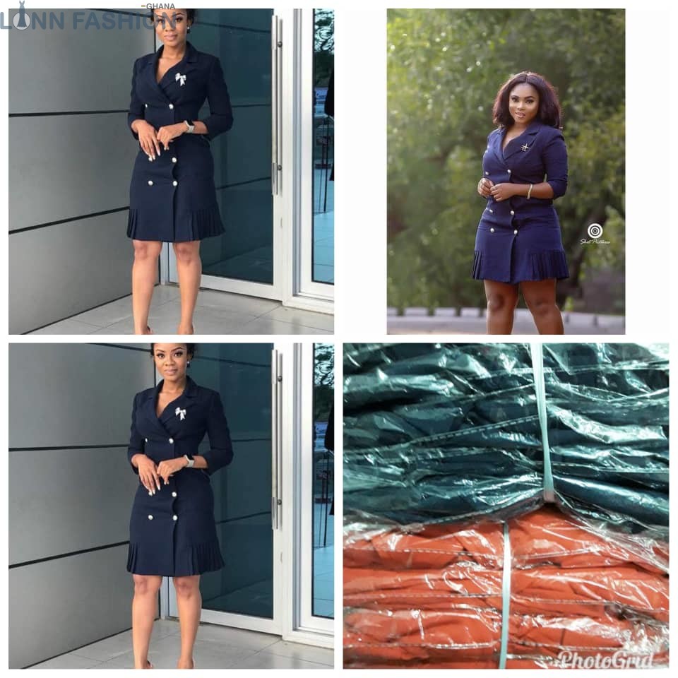 2019 Classic Overcoat with Print Design Double Buttons Design - Image 2