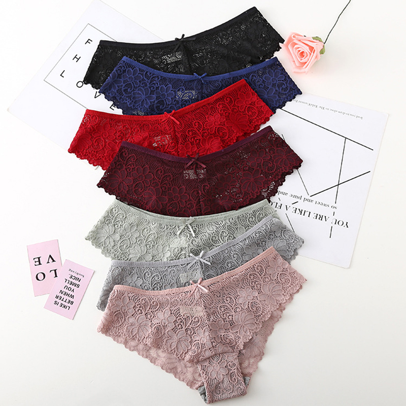 BEFORW Sexy Lace Panties Women Fashion Cozy Lingerie Tempting Pretty Briefs High Quality Cotton Low Waist Cute Women Underwear - Image 3