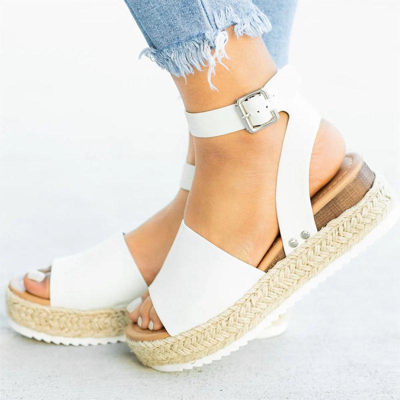Wedges Shoes For Women High Heels Sandals Summer Shoes 2019 Flip Flop Chaussures Femme Platform Sandals Plus Size 35-43 - Image 12