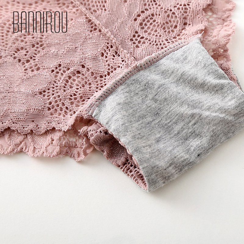3 Pcs Panties For Woman Underwear Sexy Lace Breathable Female Panty Hollow Transparent Briefs Sexy Underwear Women M-XL BANNIROU - Image 6