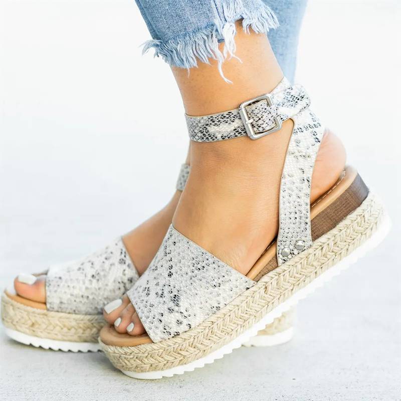 Wedges Shoes For Women High Heels Sandals Summer Shoes 2019 Flip Flop Chaussures Femme Platform Sandals Plus Size 35-43 - Image 5