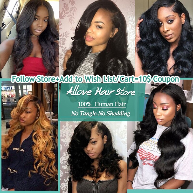 Allove Body Wave Bundles Malaysian Hair Bundles 100% Human Hair Bundles 1 3 4 Bundles Deals Malaysian Body Wave Hair Non Remy - Image 6