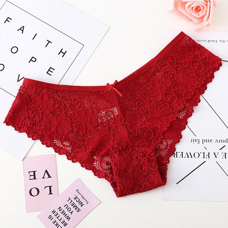 BEFORW Sexy Lace Panties Women Fashion Cozy Lingerie Tempting Pretty Briefs High Quality Cotton Low Waist Cute Women Underwear - Image 12