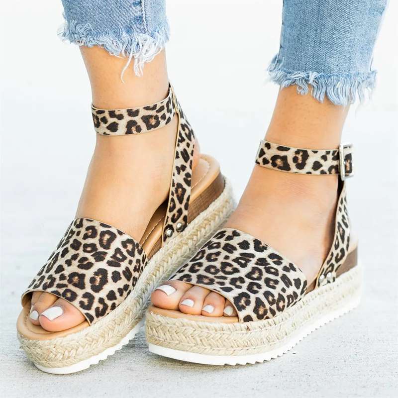 Wedges Shoes For Women High Heels Sandals Summer Shoes 2019 Flip Flop Chaussures Femme Platform Sandals Plus Size 35-43 - Image 2