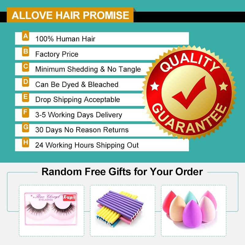 Allove Body Wave Bundles Malaysian Hair Bundles 100% Human Hair Bundles 1 3 4 Bundles Deals Malaysian Body Wave Hair Non Remy - Image 2