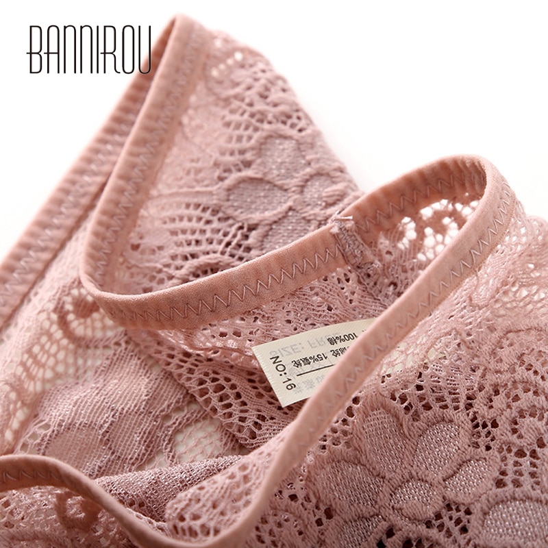 3 Pcs Panties For Woman Underwear Sexy Lace Breathable Female Panty Hollow Transparent Briefs Sexy Underwear Women M-XL BANNIROU - Image 5