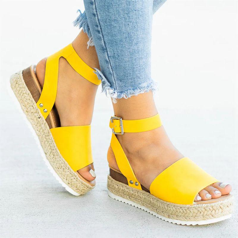 Wedges Shoes For Women High Heels Sandals Summer Shoes 2019 Flip Flop Chaussures Femme Platform Sandals Plus Size 35-43 - Image 10